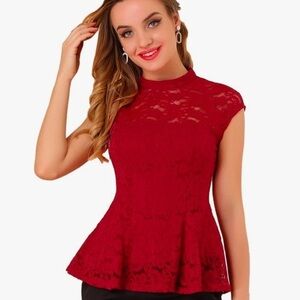 Attention on Lace Blouse Size M